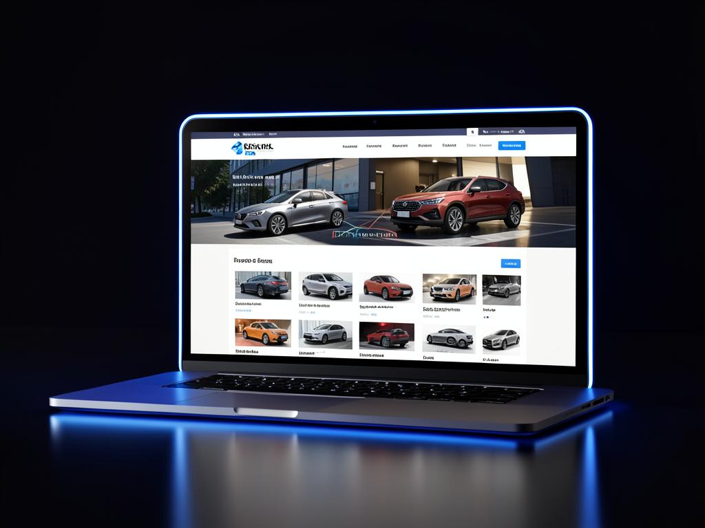 Adik Cars website preview