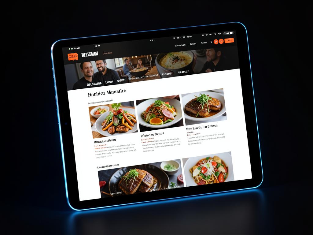 Nebiyu Restaurant Menu website preview