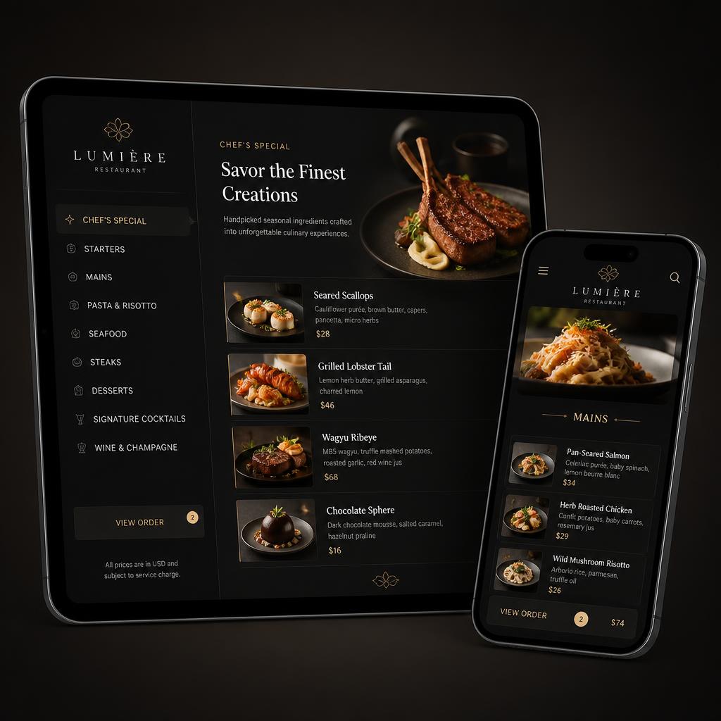Restaurant Menu